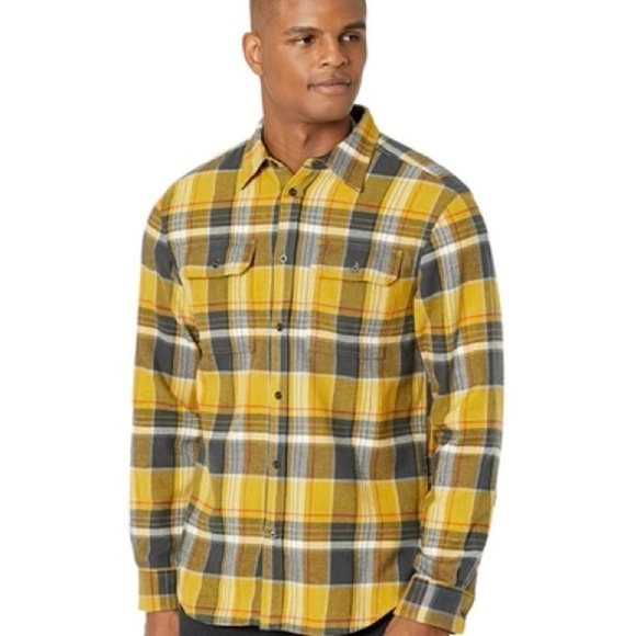 The North Face Men's Arroyo Flannel Shirt - Mineral Gold XXLarge Half - Picture 2 of 11